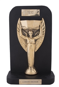 Jules Rimet World Cup Trophy Presented to Leandro Andrade in 1950 (Letter of Provenance)